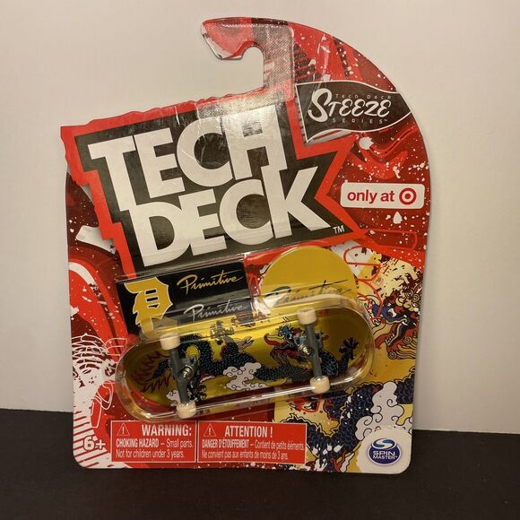 New Exclusive Tech Deck Rare PRIMITIVE Skateboards Fingerboards Steeze Series - Picture 1 of 3